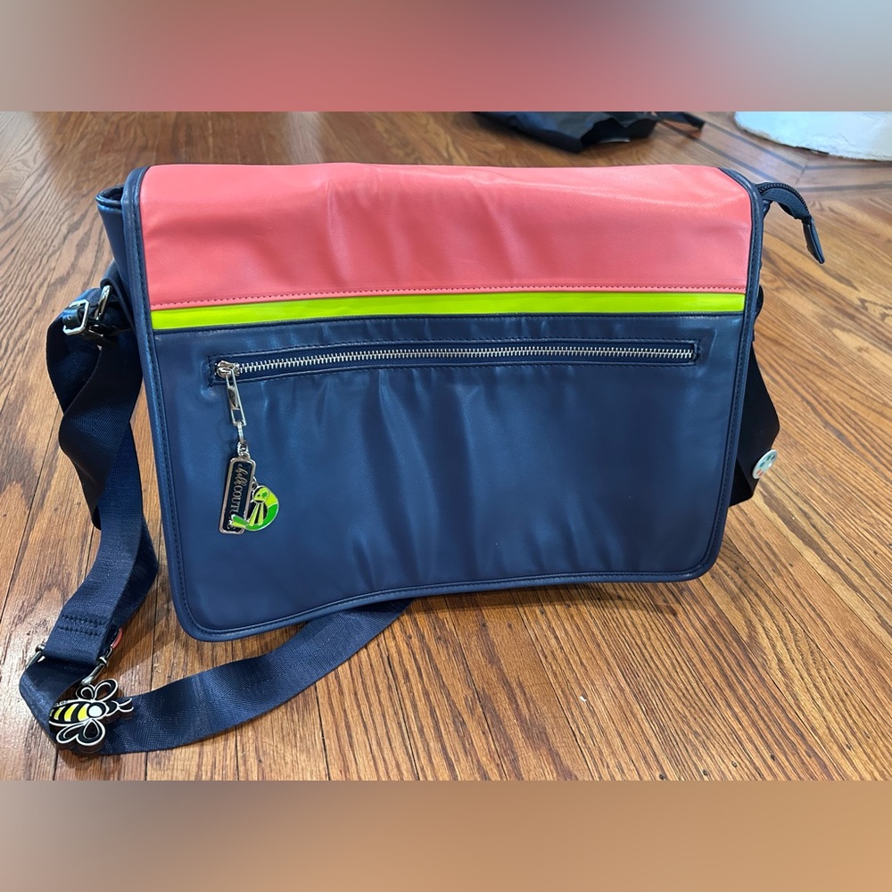 Y2K retro Chalk Couture Colorful Leather Messenger Bag